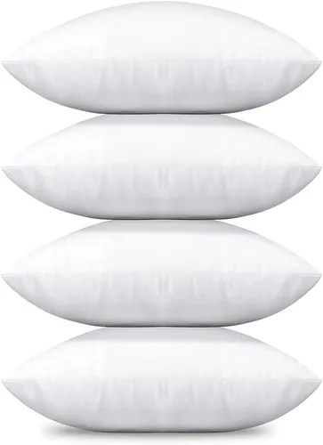 Vista 10 de OTOSTAR Insertos de almohada de 18 x 18 pulgadas, rellenos de almohada de forma cuadrada, almohadas esponjosas, almohadas decorativas para sofá