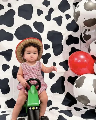 Vista 6 de Lil Cactus - Pelele de una pieza con diseño de burbujas, estilo seersucker o cuadros de gingham, para bebés y niños pequeños café Gingham