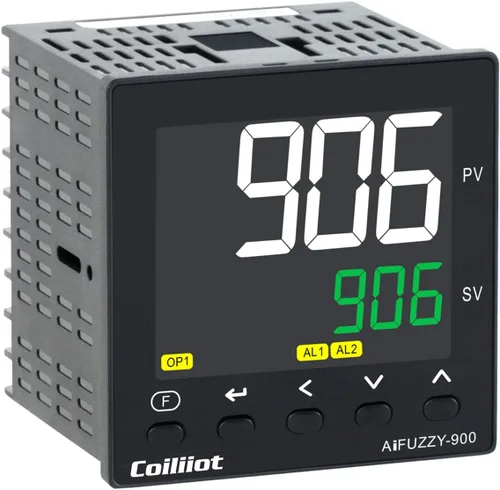 Vista 10 de Controlador de Temperatura PID, Coiliiot Voltaje AC100-240V, Pantalla LCD, Salida Dual de Relé y SSR, Salida Dual de Alarma, Termostato PID