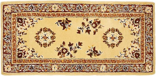 Vista 5 de Minuteman International Alfombra de lana oriental beige rectangular