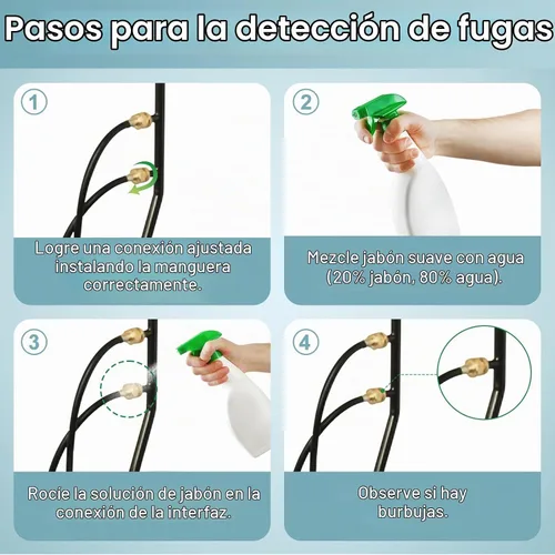 Vista 7 de SHINESTAR Manguera de extensión de propano de 5 pies para árbol de propano