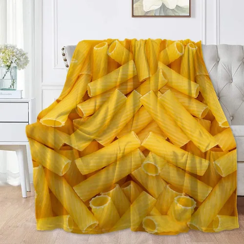 Vista 10 de Manta de frijoles horneados 3D para niñas, niños, suave y acogedora manta de vellón divertida para cama, sofá, sillas, para todas las estaciones