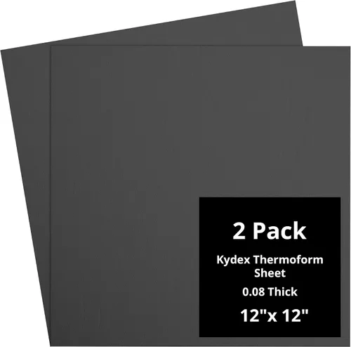 Vista 92 de Kydex Sheets - Solid Color DIY Kit for Crafting Holsters, Sheaths, and Mag Pouches - (8x8, 8x12, 12x12), Premium Thermoform Sheets - Thick, Durable