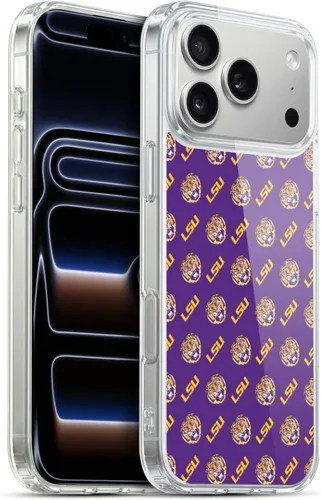 Vista 47 de Head Case Designs Funda de gel suave con licencia oficial de la Universidad Estatal de Louisiana LSU Camou compatible con Apple iPhone 7 Plus/iPhone
