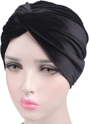 Vista 2 de DECOU Sombrero de gorra StrecthTurban con pliegues de color brillante