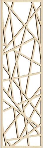 Vista 40 de Conway Paneles de pared decorativos de madera con calado, 9 3/8 pulgadas de ancho x 24 3/8 pulgadas de alto x 1/4 de alto, aliso