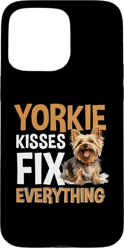 Vista 30 de Funda para iPhone 13 Pro Max Yorkshire Terrier Dog Yorkie - Yorkie kisses arreglar todo