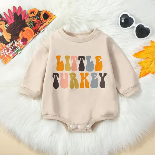 Vista 2 de Ropa de Halloween para bebé niña, sudadera con estampado de calabaza, mameluco de burbujas, lindo traje de Acción de Gracias de otoño