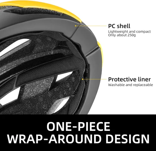 Vista 3 de ROCKBROS Bike Helmet Adult Bicycle Helmet for Men Women Lightweight Comfortable Cycling Helmets Adjustable Helmets for Youth Bike Accessories