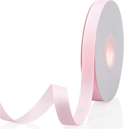 Vista 133 de Cinta de grogrén de doble cara de color liso azul bebé de 1-1/2 pulgadas x 50 yardas para envolver regalos, bodas, fiestas, manualidades, lazos