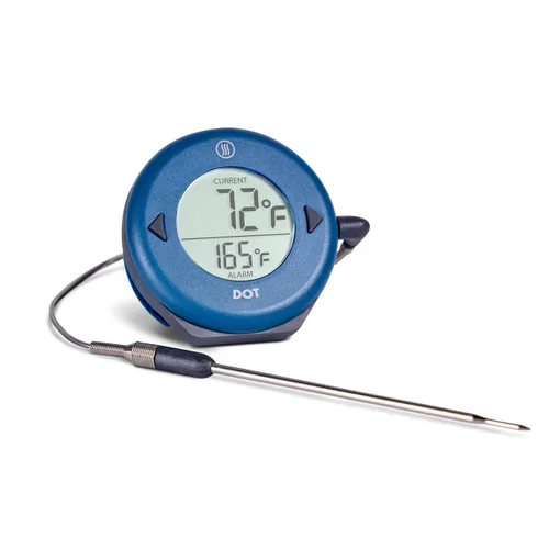 Vista 10 de ThermoWorks DOT — El Termómetro de Alarma Simple Favorito de los Chefs - Rojo Pimienta de Cayena