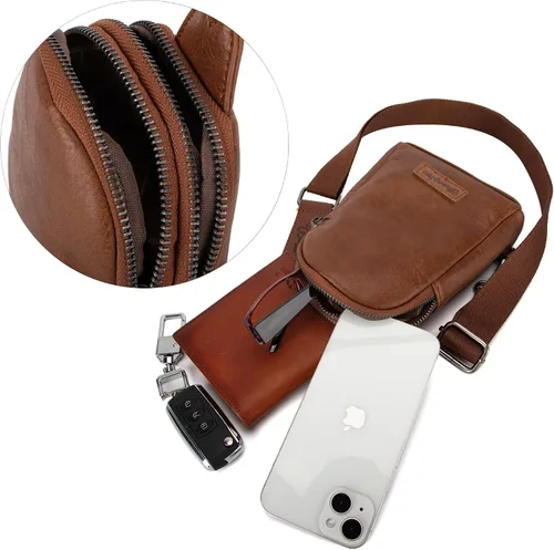 Vista 4 de Wrangler Crossbody Bags for Women Chic Sling Bag and Purses with Adjustable Strap Holiday Gift Choice