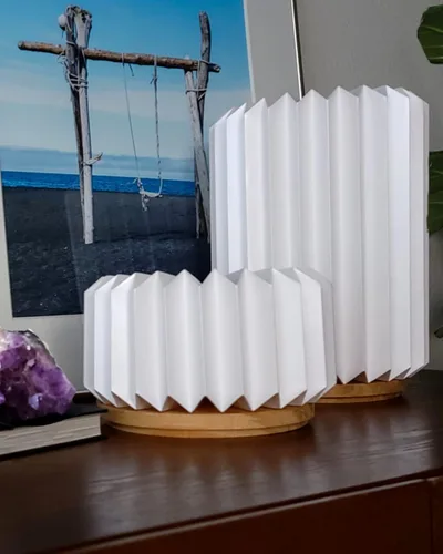 Vista 5 de Pillar Slim - dimmable,table lamp, nursery lamp, modern, japandi, origami, scandinavian design