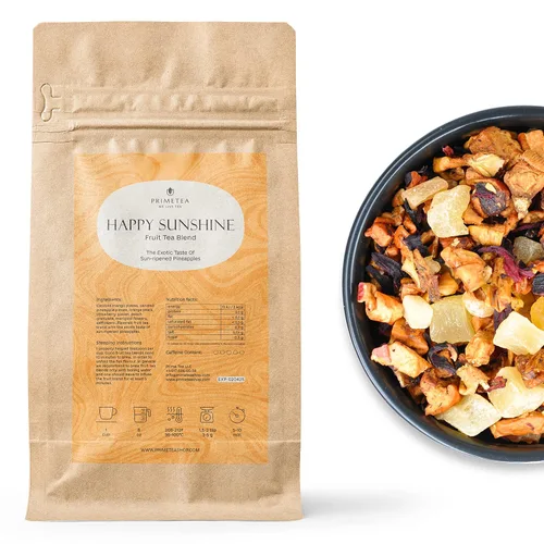 Vista 39 de Prime Tea Grandma's Fruit Basket – Exquisita fruta tisana, hojas sueltas orgánicas de primera calidad, deliciosa mezcla de té de hierbas, natural