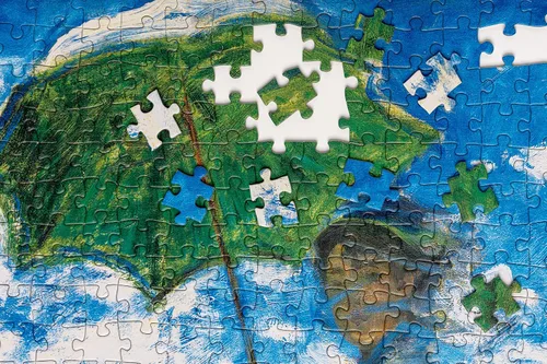 Vista 4 de Today is Art Day - Claude Monet - Mujer con sombrilla - Puzzle - 1000-pieza