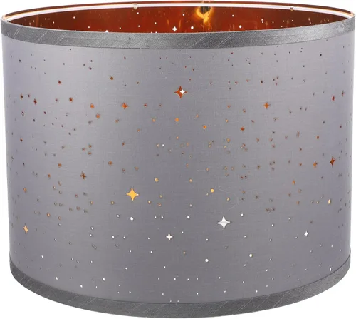 Vista 11 de Pantalla de lámpara de mesa, pantalla de repuesto para lámpara de tambor estrellado, pantalla de barril de estrella, clip, cubierta de luz