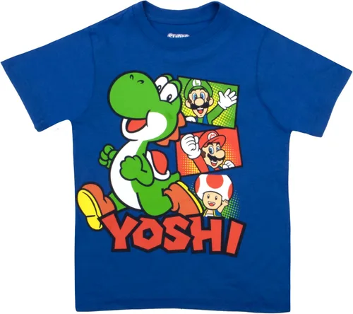 Vista 4 de Nintendo Super Mario Bros. Boys Mario Kart & Friends Graphic Short Sleeve T-Shirts 2 Pack