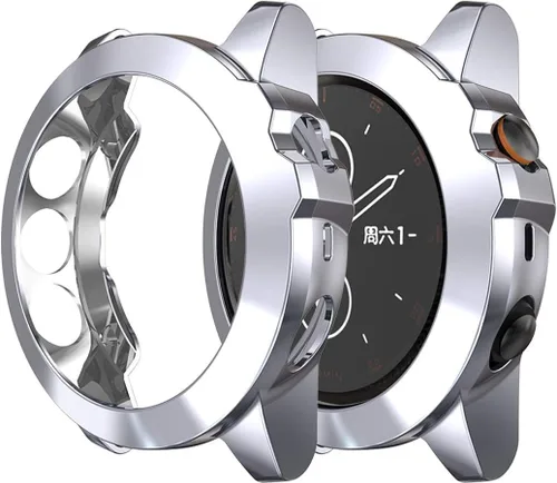 Vista 8 de Compatible con Garmin Fenix 5X y Garmin Fenix 5X Plus Watch Accessories Funda protectora TPU suave a prueba de golpes Resistente a los arañazos Negro
