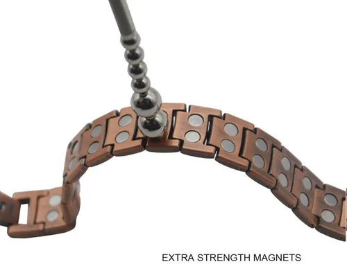 Vista 4 de EBUTY Pulsera de cobre para hombre, Cobre