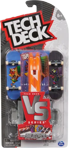 Vista 7 de Tech Deck Versus Series - Fingerboard Set of 2 with Obstacle, Trick Cards and Accessories (Random Selection - Assorted Products) for Fingerboarding