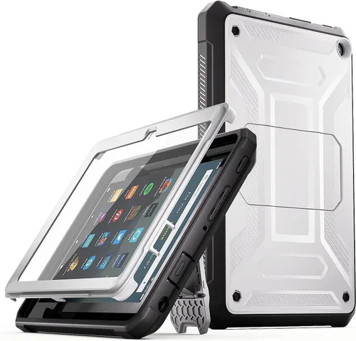 Vista 9 de Funda para tablet Amazon Fire HD 10 y Fire HD 10 Kids Pro (solo 13ª generación, versión 2023), DJ&RPPQ con protección completa, resistente