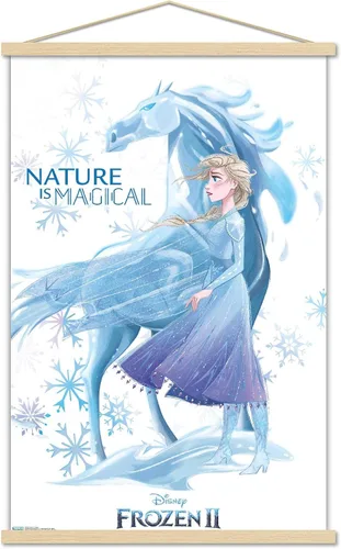 Vista 8 de Trends International Disney Frozen 2 - Póster de pared Nokk, 22.375 x 34 pulgadas, paquete de póster y clip