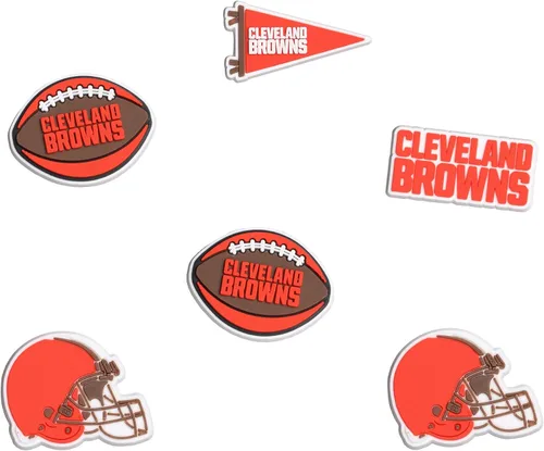 Vista 23 de FOCO unisex-adult NFL Team Logo 6-Pack Shoe Charms