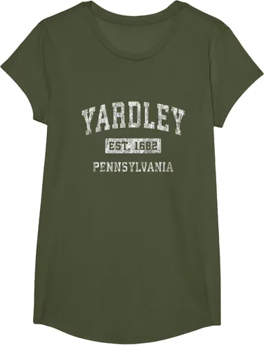 Vista 76 de Yardley Pennsylvania PA - Camiseta de manga corta, diseño deportivo