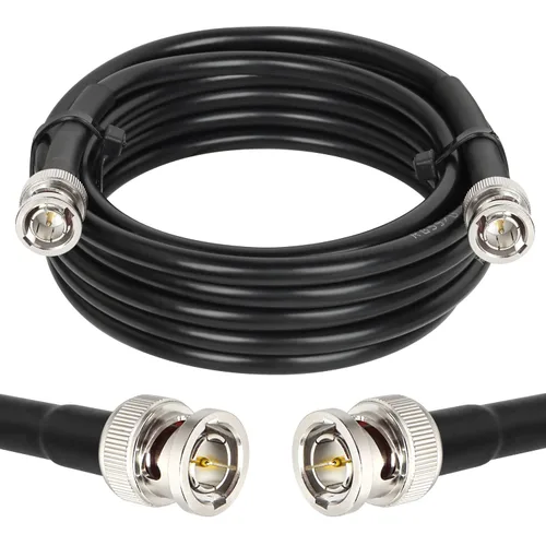 Vista 17 de XRDS -RF Cable SDI de 1 pie, cable de video digital macho BNC 75 ohmios RG59 BNC Cables soporta HD-SDI/3G/6G-SDI/4K/8K (2PCS)