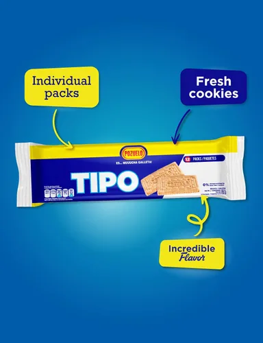 Vista 5 de Pozuelo Tipo Cookies, 9.65 oz (paquete de 3)