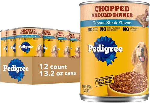 Vista 19 de Pedigree - Alimento húmedo para perros picado, carne de res, 13.2 onzas, 12 unidades 36 vitamins, minerals & amino acids, 30%+ water for