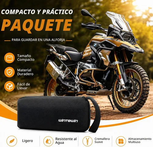 Vista 5 de Kit de herramientas de reparación de motocicleta para motocicletas Harley Davidsons, juego de herramientas básicas de reparación de bicicletas, kit