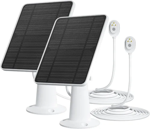 Vista 12 de Cargador de Panel Solar Compatible con Cámara Arlo Pro 5S/Pro 4/Pro 3/Pro 3 Floodlight/Ultra/Ultra 2, Paneles Solares de 6V 4.5W Carga IP65