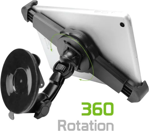 Vista 5 de Soporte para tablet, tablero, parabrisas con ventosa extra grande para iPad Pro iPad mini Air Samsung Galaxy Tab 8 7 6 Amazon Fire HD, soporta