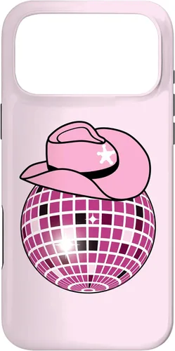 Vista 22 de Cowboy Hat Disco Ball Pink Cowgirl Case for iPhone 17