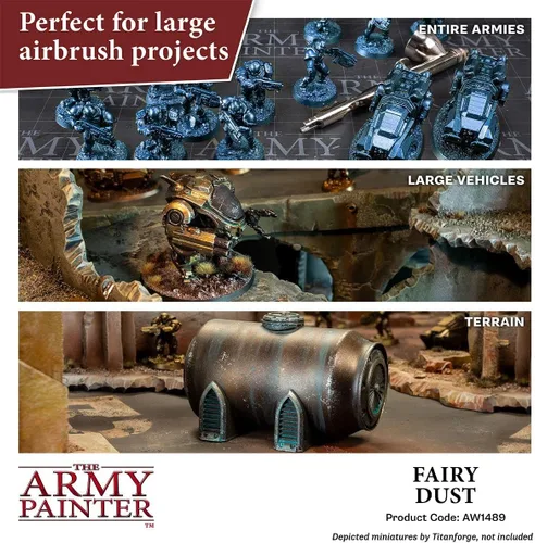 Vista 7 de The Army Painter Warpaint Air Metallics Fairy Dust - Pintura acrílica no tóxica a base de agua muy pigmentada para juegos de rol de mesa