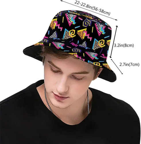 Vista 3 de Sombrero de pescador, sombreros de pesca, para verano, viajes, playa, sol, protección UV, plegable, gorra de pescador para hombres, mujeres