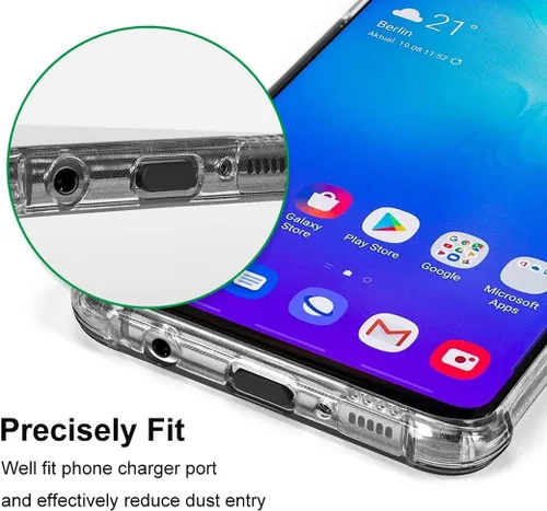Vista 11 de 5 unidades USB C tapón antipolvo y 28 x altavoz de teléfono de malla adhesiva a prueba de polvo para iPhone Duo /18/17/16/15 Pro Max, Samsung Galaxy