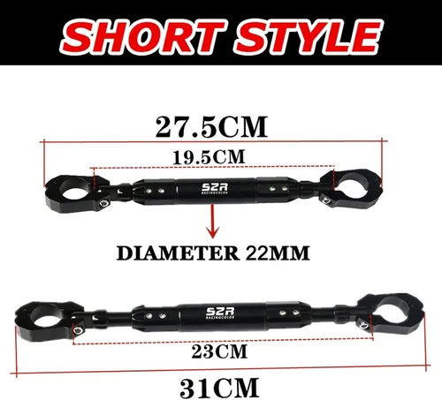 Vista 3 de MotorcycleBalance - Manillar para manillar Ducati Scrambler 800 400 1100 Scrambler800 (color negro, talla 1)