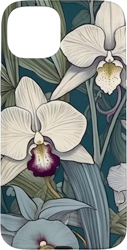 Vista 9 de Funda de flores de orquídea de jardín botánico para iPhone 17