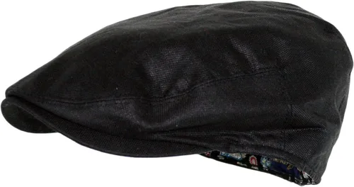 Vista 2 de Sombrero plano de golf Gatsby Newsboy de lino para hombre