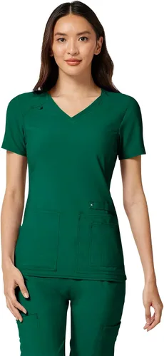 Vista 22 de Cherokee Top médico médico Iflex con cuello en V Panel Top CK605 Negro