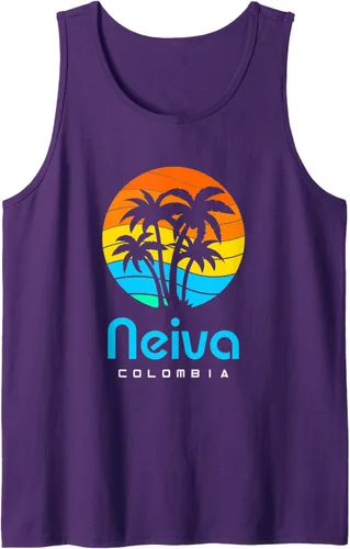 Vista 5 de Camiseta sin mangas Neiva Colombia, Negro