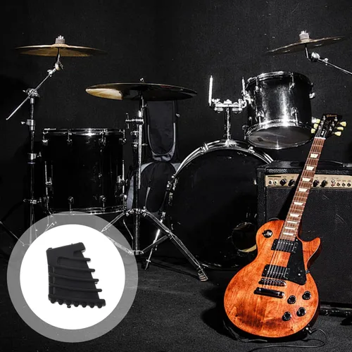 Vista 9 de 3pcs Drum Stand Rubber Feet Anti Slip Leg Protector Replacement