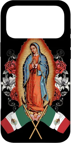 Vista 21 de Funda para iPhone 12 mini Nuestra Señora Virgen De Guadalupe Virgen María Mexicana