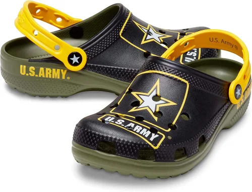 Vista 6 de Crocs Zuecos unisex para adultos, diseño clásico del Ejército de los Estados Unidos Militar