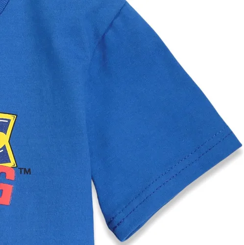 Vista 4 de SEGA Sonic the Hedgehog - Conjunto deportivo de camiseta y pantalones cortos para niños pequeños y grandes