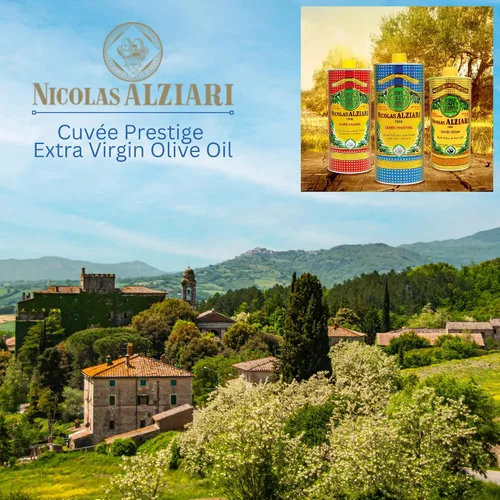 Vista 4 de Nicolas Alziari Aceite de Oliva Virgen Extra 16.9 Fl.oz (16.9 fl oz)