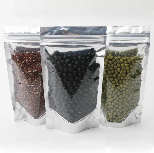 Vista 7 de Ellbest 100 bolsas de plástico resellables de aluminio Mylar de aluminio, bolsas de almacenamiento plateadas, bolsas de almacenamiento herméticas