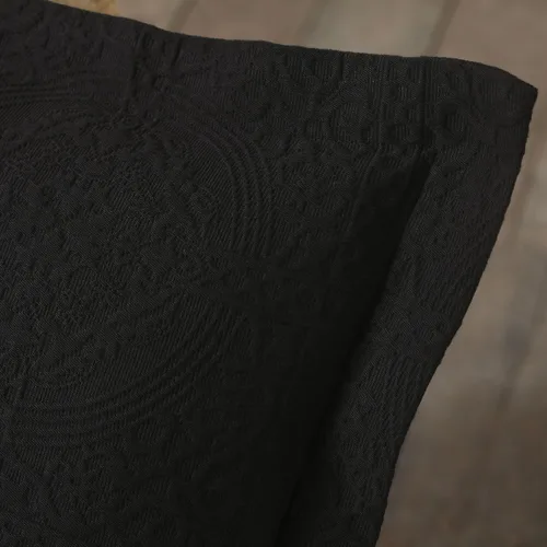 Vista 4 de BLUENILEMILLS BNM - Juego de 3 colchas de Matelasse, ropa de cama de gran tamaño, suave, transpirable, ligera, con juego de edredón de algodón